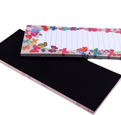 China Recycled Materials Logo Printed Magnetic Note Pad Custom Memo Pad Printing Shopping List Magnetic Memo Pad for sale