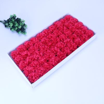 China Wholesale Home Decotation Amazon Plant Carnation Artificial Soap Rose Flowers Heads for sale