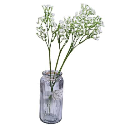 China Hot sale color plastic artificial badysbreath preserved gypsophila flower beautiful for sale