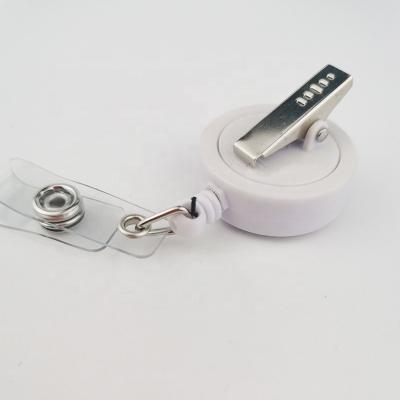 China Swivel Nylon Newly Developed Clip Around Shape Yo-Yo Retractable Card Holder for sale