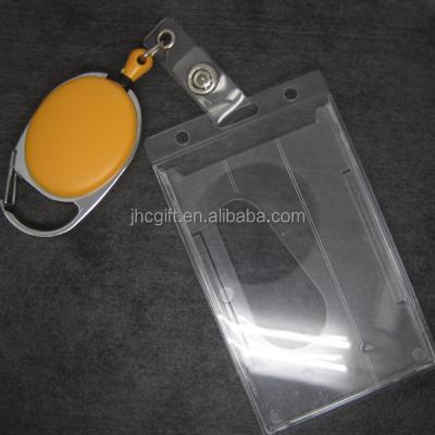 China ABS Retractable Badge Reel, Yoyo Clips For Id Card, Plastic Badge Holder for sale