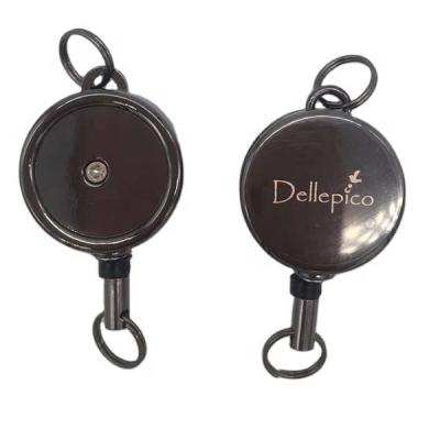 China Fashion Custom Printing Small Black Heavy Duty Retractable Reel for sale