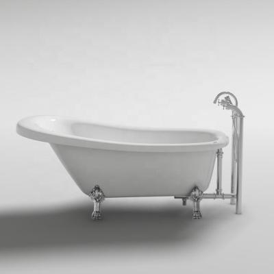 China CUPC CE Approval TESINO Acrylic freestanding tub best seller soaking tub free standing bath tub with clawfoot tub for sale