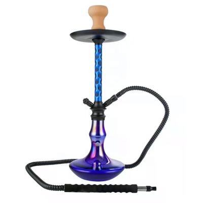 China 2021 New Large Hookah 60CM Glass Bottle Shisha Handmade Aluminum Russian Hookah for sale