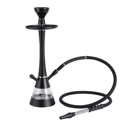 China Mazaya Hookah 48CM Durable Glass Medium Hookah Shesha Hookah Set Acrylic Aluminum Saudi Arabia for sale