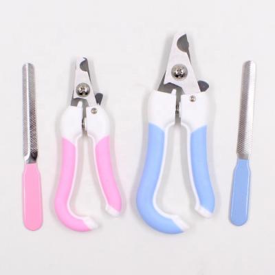 China Viable Wholesale Pet Grooming Scissors Set Cat Dog Trimmer Care Products Stainless Steel Pet Nail Grinder for sale