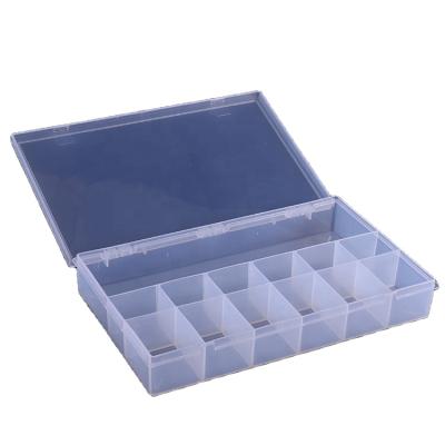 China Classic Good Quality Clear Plastic Tool Bins Plastic Earring Jewelry Gift Box Compartment Storage Box for sale