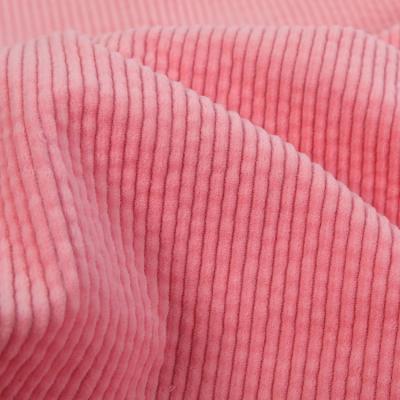 China Wholesale Tear-Resistant Stock Lot Shirt Fabric 6 High Quality Woven Wide Wale Corduroy 100% Cotton Fabric For Clothing for sale