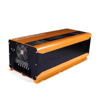 China Solar Power Inverter 10000W Split Charger 48Vdc - 240Vac / 120Vac Low Frequency Pure Phase Inverter AC Sine Wave for sale