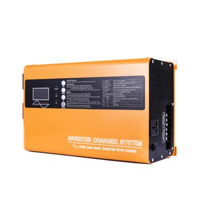 China Solar Power Inverter 2000W Split Charger 24V/48Vdc - 120Vac/240Vac Pure Sine Wave Phase Inverter AC Low Frequency Inverter for sale