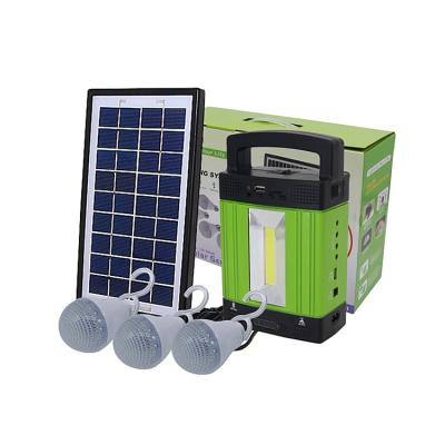 China 24W / Power Home Lighting Kits Solar System With Solar Panel And Bulb for sale