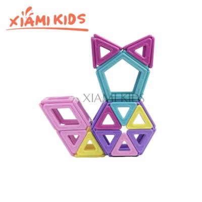 China XIAMIKIDS Cat Shape Magnetic Tiles 3d Stem Building Blocks Magnetic Toys for Boys Girls, Magnetic Blocks Building Set for Kids for sale