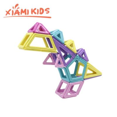 China DIY Magnetic Building Block Toys XIAMIKIDS Art Case Building Blocks Educational Magnetic Kids Toys For Children Playing Set for sale