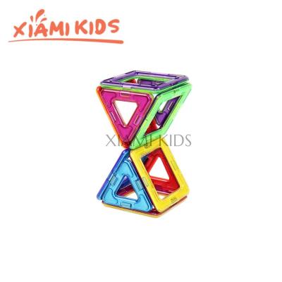 China DIY Magnetic Building Block Toys XIAMIKIDS Mini Building Tiles Magnet Tiles Magnetic Building Blocks Set 3D Model Toys For Children for sale