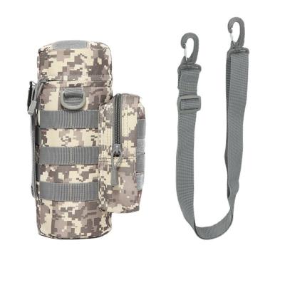 China Custom Outdoor Water Bottle Pouch Carrier Cover Wholesale Molle Bottle Bag Outdoor Rise Pouch for sale