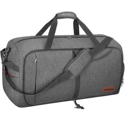 China 65L 85L Stylish Stylish Polyester OEM ODM Custom Foldable Overnight Bag For Men Travel for sale