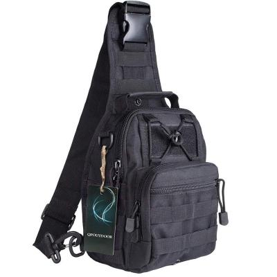 China Anti-theft Cross Strap Body One Shoulder Assault Molle Sling Tactical Backpack for sale