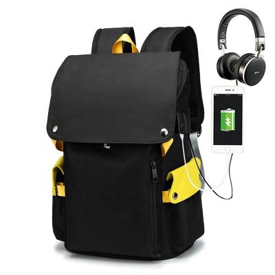 China With USB Charging New Fashion Korean Style New Designer USB Left Backpack For Teenager for sale