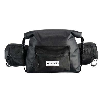 China 2020 High Quality Custom Water Proof Hip Belt Bag Logo Men Sport 100% Waterproof Travel Rolling Down Pussy Pack With Water Bottle Pocket for sale