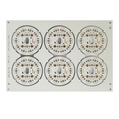 China Raw Material Aluminum Single Side Aluminum PCB 1W-3W For LED for sale