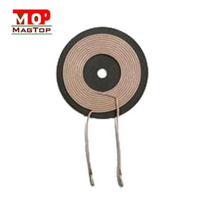 China 15Ts 1.0-1.2mm Thickness Qi Electronic Radio Coils Copper Charging Receiver for sale