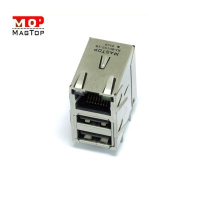 China Power rj45 connector with usb systimax rj45 cat6 combo connector for sale