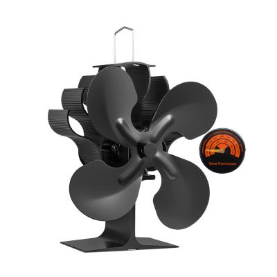 China Household Heat Powered Stove Fan Eco Top Fan And 4 Blade Wood Stove Fan for sale