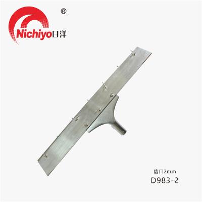 China Floor Coating Squeegee Frame Aluminum Alloy Floor Paint Rake Floor Paint Rake for sale