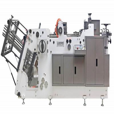 China Fully Automatic Three Dimensional Food Paper Box Gluing Machine for sale