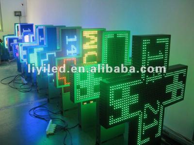 China Outdoor Free Led Display Control Software For Led Pharmacy Cross for sale