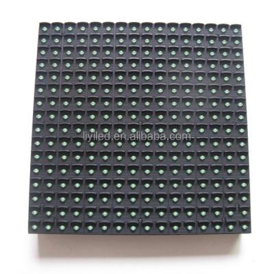 China outdoor shenzhen led module 192x192mm 16*16dots green color p12 led display module / led screen module for sale