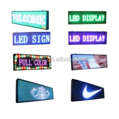 China China Outdoor Control P10 Outdoor Asynchronous Tricolor Led Scrolling Display / Led Scrolling Message Board for sale