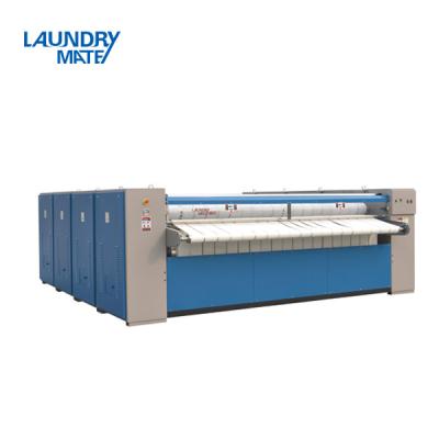 China Hotels GAS HEAT 3300MM commercial flatwork iron machine laundry flatwork ironer for sale