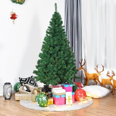 China Environmental Protection Green Christmas Customized Design Party House Lit PVC Pre Decorated Artificial Christmas Tree Christmas Tree Wedding Party Decorations suppl. for sale