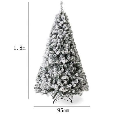 China Environmental Protection Guangdong Christmas Tree Green Christmas Tree Stand Up Plastic Artificial Christmas Tree for sale