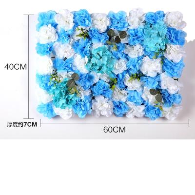 China Silk Fabric Wall Flower Decor Wall Flower Decorations For Artificial Flower Wall Home Decor for sale