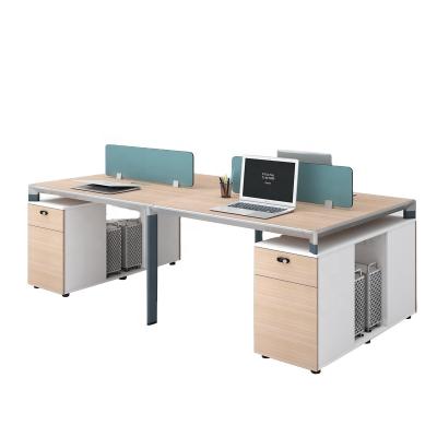 China Wholesale Durable Material Staff Computer Manager Wooden Desk Office Furniture Workstation for sale