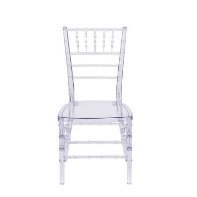 China High Quality UV-protected Hotel Furniture Transparent Chiavari Wedding Chairs For Wedding Reception for sale