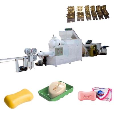 China Factory industrial production equipment bar soap maker machine vacuum cold process soap machine for sale