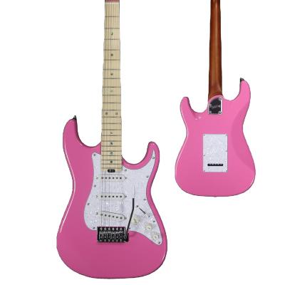 China China Wholesale Custom Basswood Body Sample Mini Small Guitar Children Kids Musical Instrument Kit Electric Guitar for sale