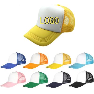 China Youth White Plain Plain 5 Panel OTTO Golf Foam Mesh Mesh Streetwear Trucker Breathable Cheap Hat for sale