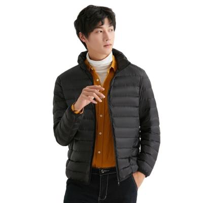 China Reversible High Quality Outdoor Lightweight Warm Men's Duck Feather Warm Winter Down Coat Jackets for sale