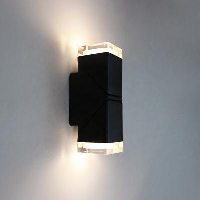 China High Quality Modern Outdoor Aluminum Rotatable Outdoor Courtyard Wall Light Die Casting Wall Led Lights Outdoor for sale