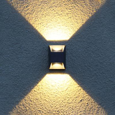 China Modern Decorative Outdoor Courtyard Wall Waterproof Outdoor Light Through Lamp Living Room Wall Light for sale