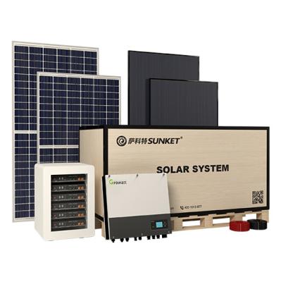 China Home 3KW 5KW Off Grid Solar Power System Residential Solar Power System PV System for sale