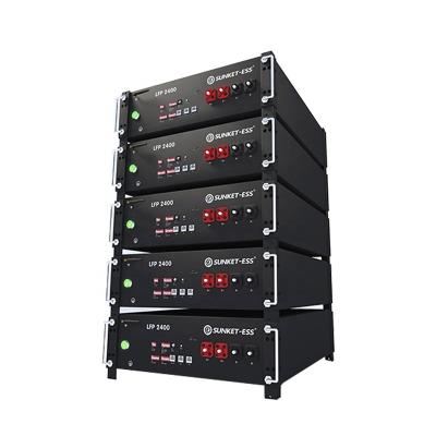 China Indoor Home Lithium Iron Battery Management System Storage Lifepo4 Phosphate Bank Backup Battery 48V 50Ah 75Ah 100Ah 200Ah 2.4KWH 3.6KWH For Sale Sunket ESS for sale