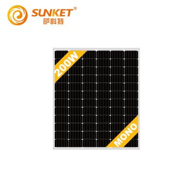 China 6063 Aluminum And Stainless Steel Monocrystalline Solar Panel 200 Watts 12Volts Folding 2Pcs 100W for sale