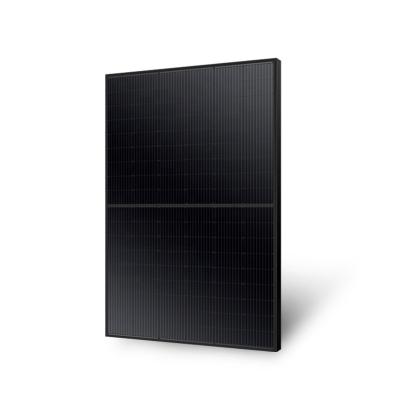 China Full Black Half Cut Monocrystalline Solar Panel 540w 550w 600w PERC 144cells Mono Solar Photovoltaic Panel All Black 182mmx182mm for sale