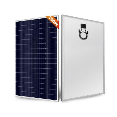 China Solar Pump 182mm Customized Solar Panels 36V 200W For On Grid for sale