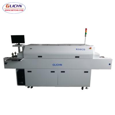 China Factory reflow oven/soft chain 300mm R50CD transmission/complete SMT production line/transfer machine for sale